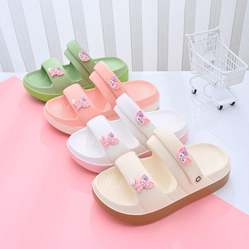Breathable And Lightweight Pink Girls Sandals Soft Bottom Summer Beach Footwear