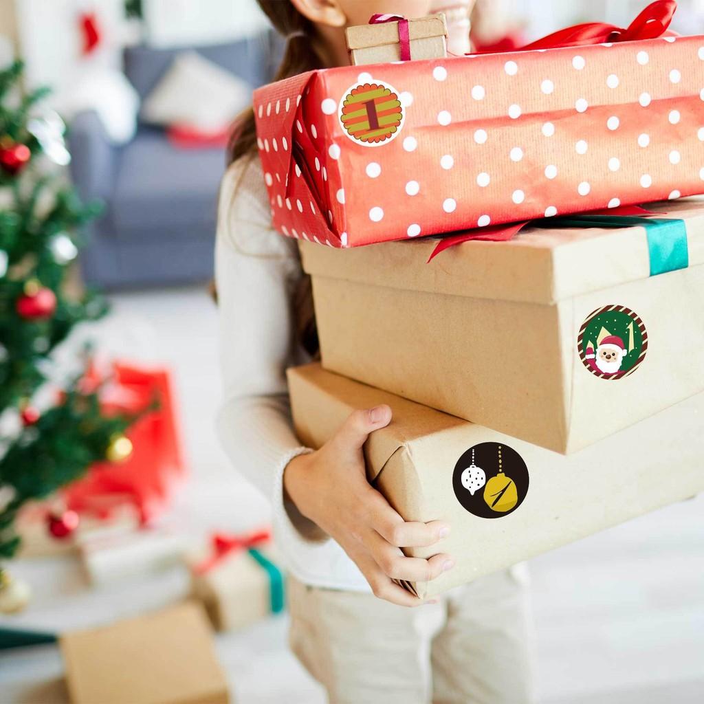 Cm2306005 Diy Christmas Advent Calendar With Colorful Stickers And Puzzle Pieces For Kids