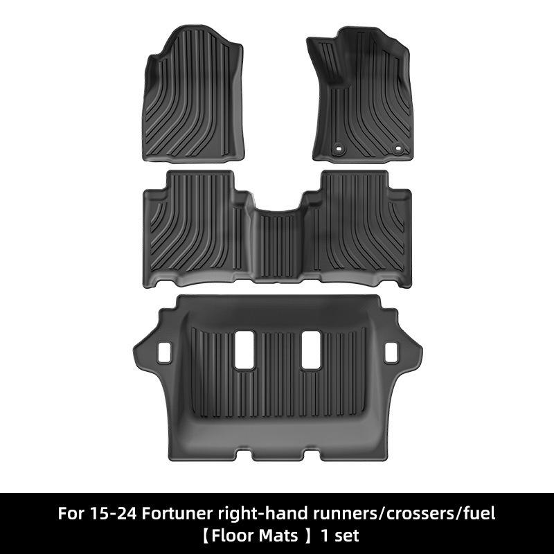 Eco-Friendly TPE Floor Mats & Trunk Liner for 2015-2024 Toyota Fortuner