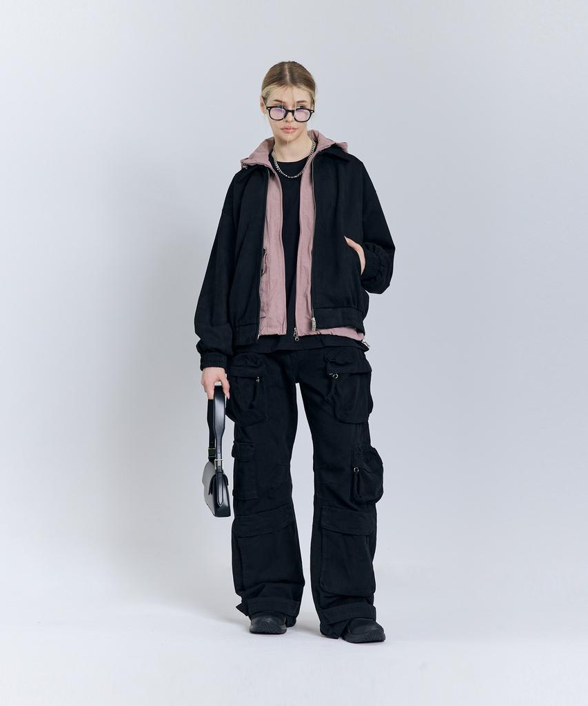 Standarderror 87-Stan009 [Renewal] Standard Blouson Suede Jacket Black (C Type)