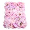Aspetto Elegante Fioritura Artificiale Parete Decorazione Hotel Viola Rosa Fiore di Seta Arancione Plastica Uso Interno ed Esterno