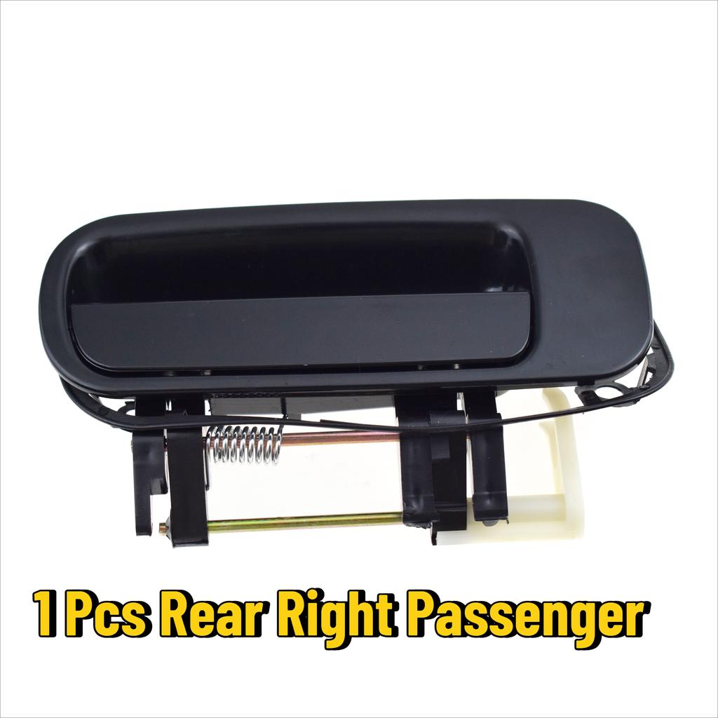1/2/4 Pc Black Outside Door Handle Front Rear Left Driver or Right Passenger For Toyota Camry 1992 1993 1994 1995 1996 2.2L 3.0L