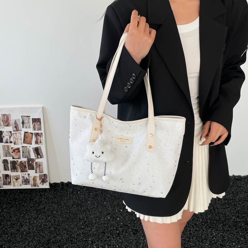 Large-capacity tote bag spring new commute shoulder armpit bag high-value trendy handbag