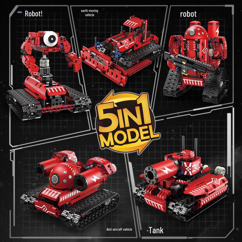 Kit de robot programmable télécommandé avec blocs de construction pour l'exploration scientifique éducative