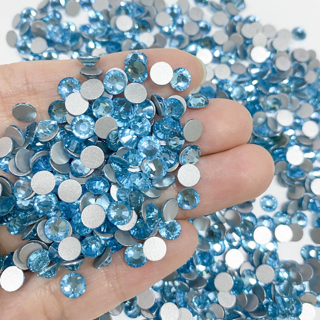 High Quality Non Hotfix Rhinestone Diamond Strass Flatback Glass Crystal Rhinestones Bulk for Cloth DIY Crafts