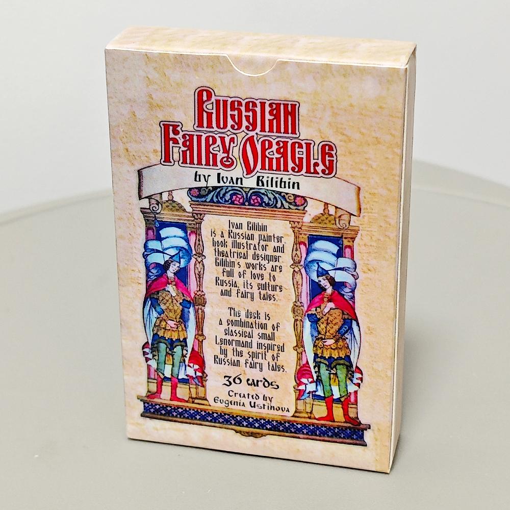 Russian Fairy Oracle Deck 36Pcs Lenormand Cards Based Upon The Drawings of Painter Ivan Bilibin Board Game