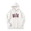 Men's Heavyweight Letter Print Hoodie - Autumn/Winter Thick Casual Jacket for Teens & Adults