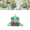 Cartoon Snoopy Pu Material Backpack With Zipper Closure For Casual Travel And Kids