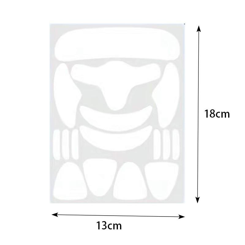 160Pcs Pe Material Forehead Smile Patterns Transparent Skin-Friendly Anti-Wrinkle Sticker Invisible Nasolabial Folding Patches