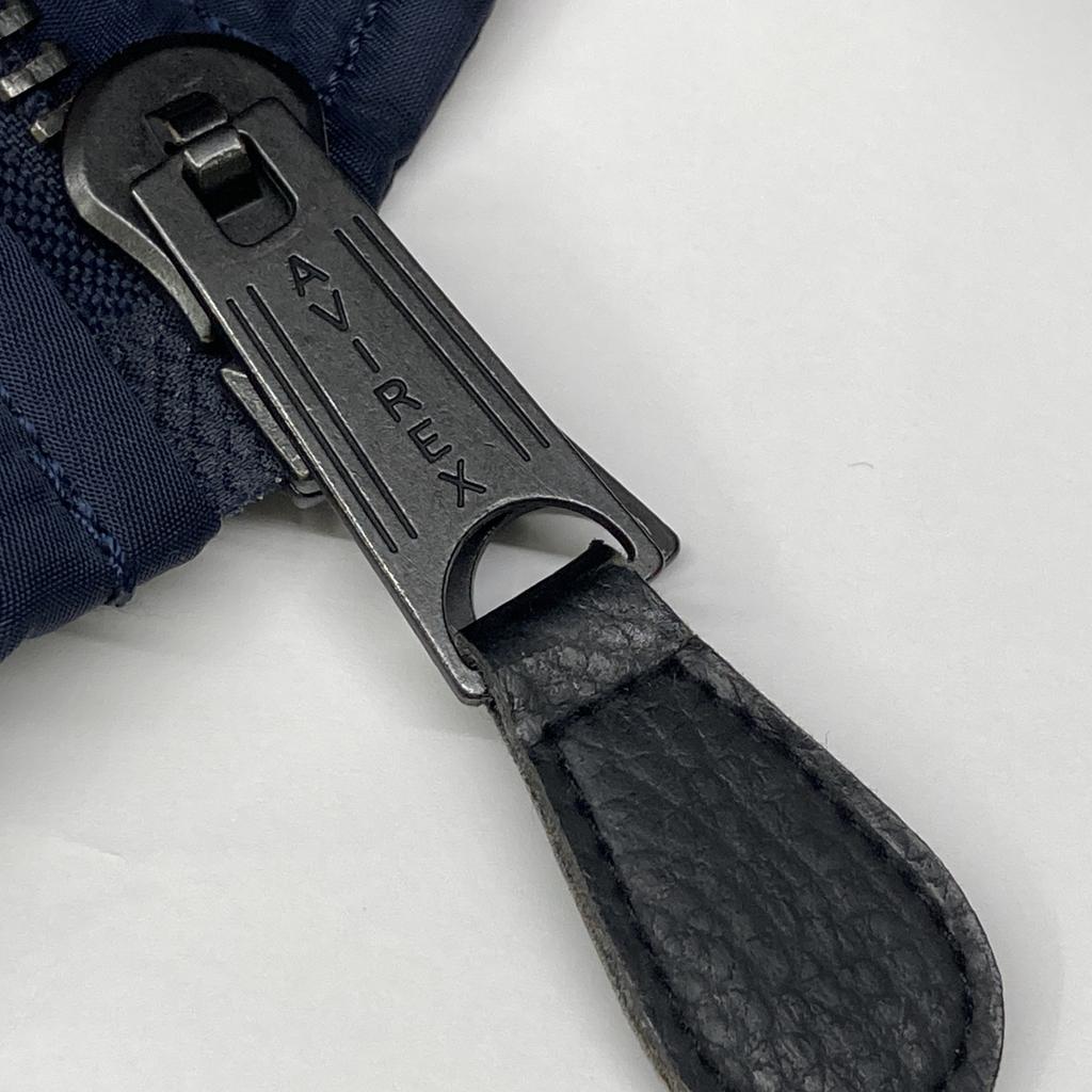 AVIREX 6172151 Navy Flying Shark MA-1 Flight Jacket Jacket L NavyUsed