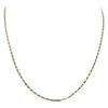 2mm Copper Japanese Character Flat Chain Necklace for Women, 40-75cm - European & American Style