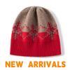 Women's Winter Snowflake Cashmere Hat with Ear Protection – European & American Style