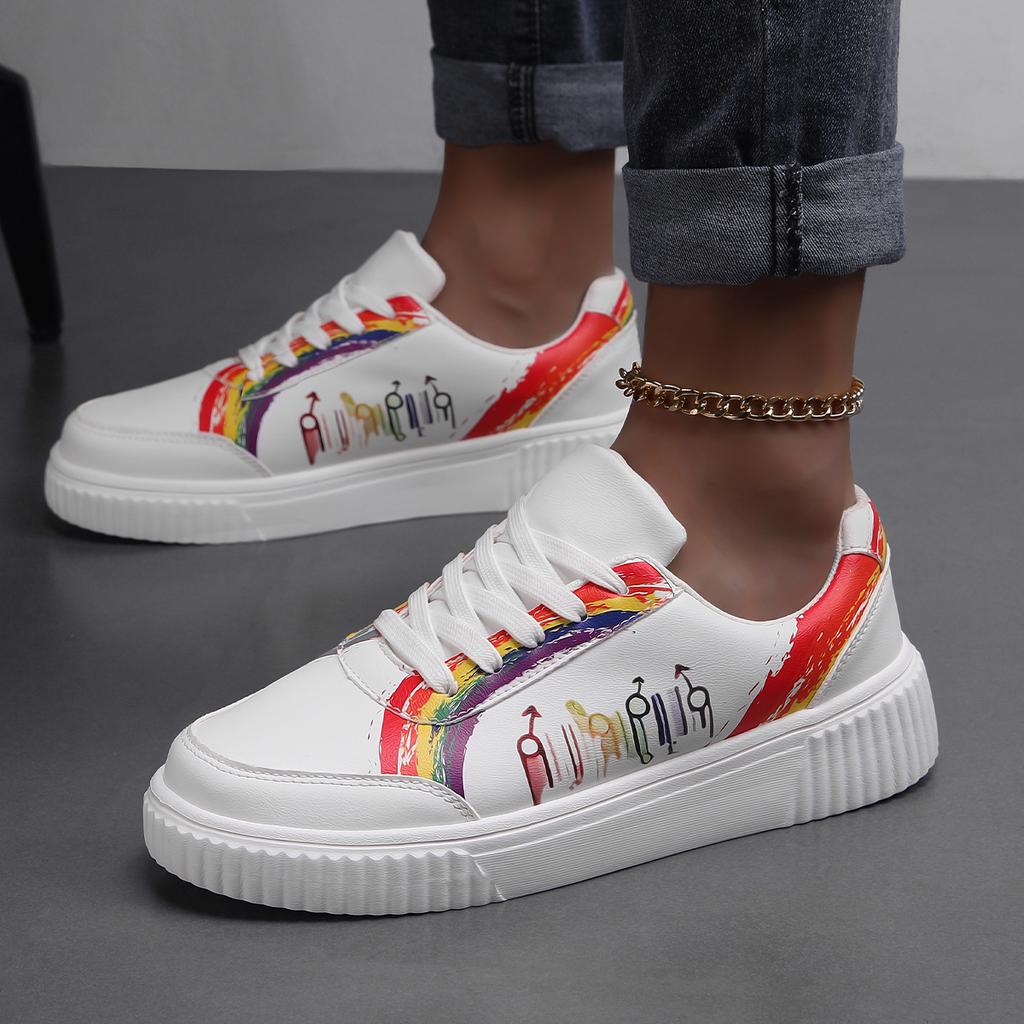 Paar Schuhe farbenfroh neu leichter Luxus Board Schuhe Sommer Freizeit Schuhe