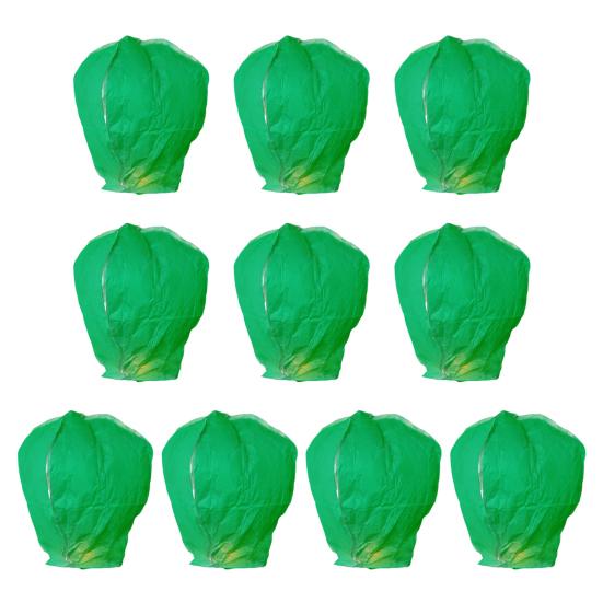 Yousheng 10 Pcs Paper Lanterns Large Chinese Lanterns To Write Messages Miniature Hot Air Balloons for Outdoor Events Celebrations