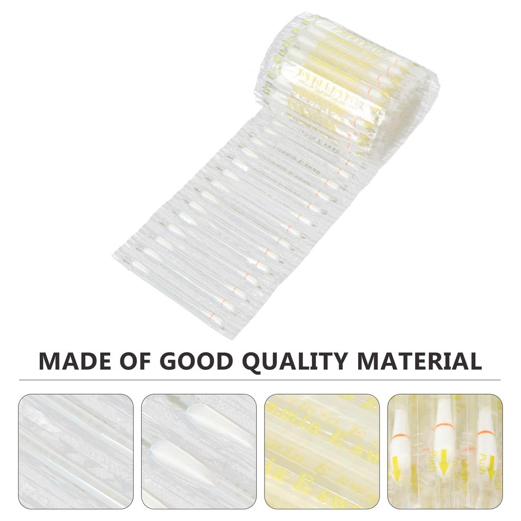 100 Pcs Ve Cotton Swabs Gum Oil Vitamin Oral Lip Applicators Disposable Dental Stick Care