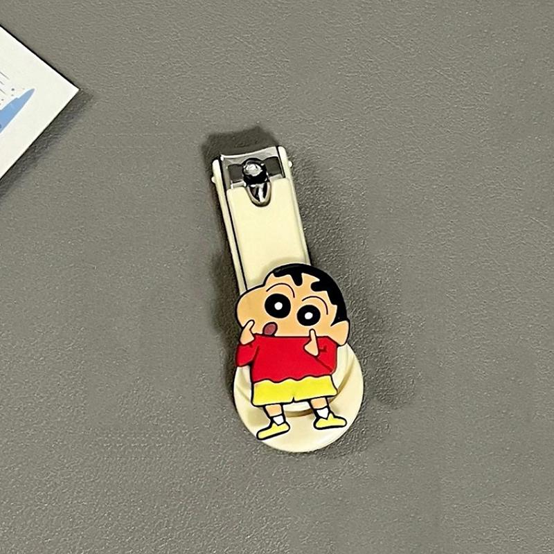 

Кусачки для ногтей Crayon Shin, мультяшные аниме-щипчики для ногтей, маникюрный инструмент, симпатичные складные кусачки для ногтей, прямые триммеры для ногтей, детские подарки