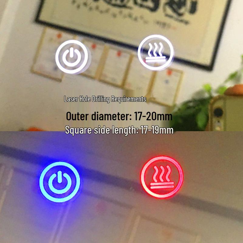 LED Smart Spegel med Avimning & Pekskärm för Badrum eller Sminkbord