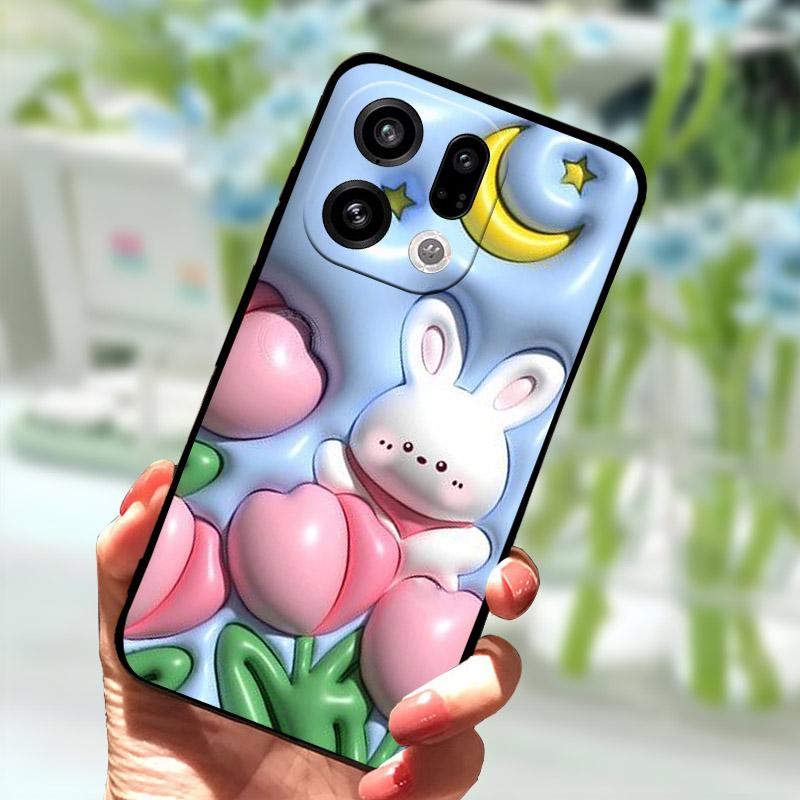 For OPPO Find X9 Pro Case FindX9 2025 New Fashion Soft TPU Silicon Protect Phone Cover For OPPO Find X 9 X9Pro Shockproof Bumper