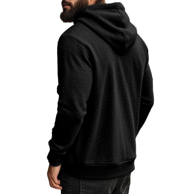 Pullover Men's Warm Hoodie Winter Multi-pocket Hoodie Long-sleeved Hooded Shirt Casual Hoodie Street Style Hoodie Men's Comfortable Winter Sweater