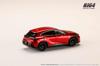 HobbyJAPAN HJ64 Toyota Crown Sport Z Hybrid Emotional Red III Finished Model Kit HJ641084AR 1/64 2.5L