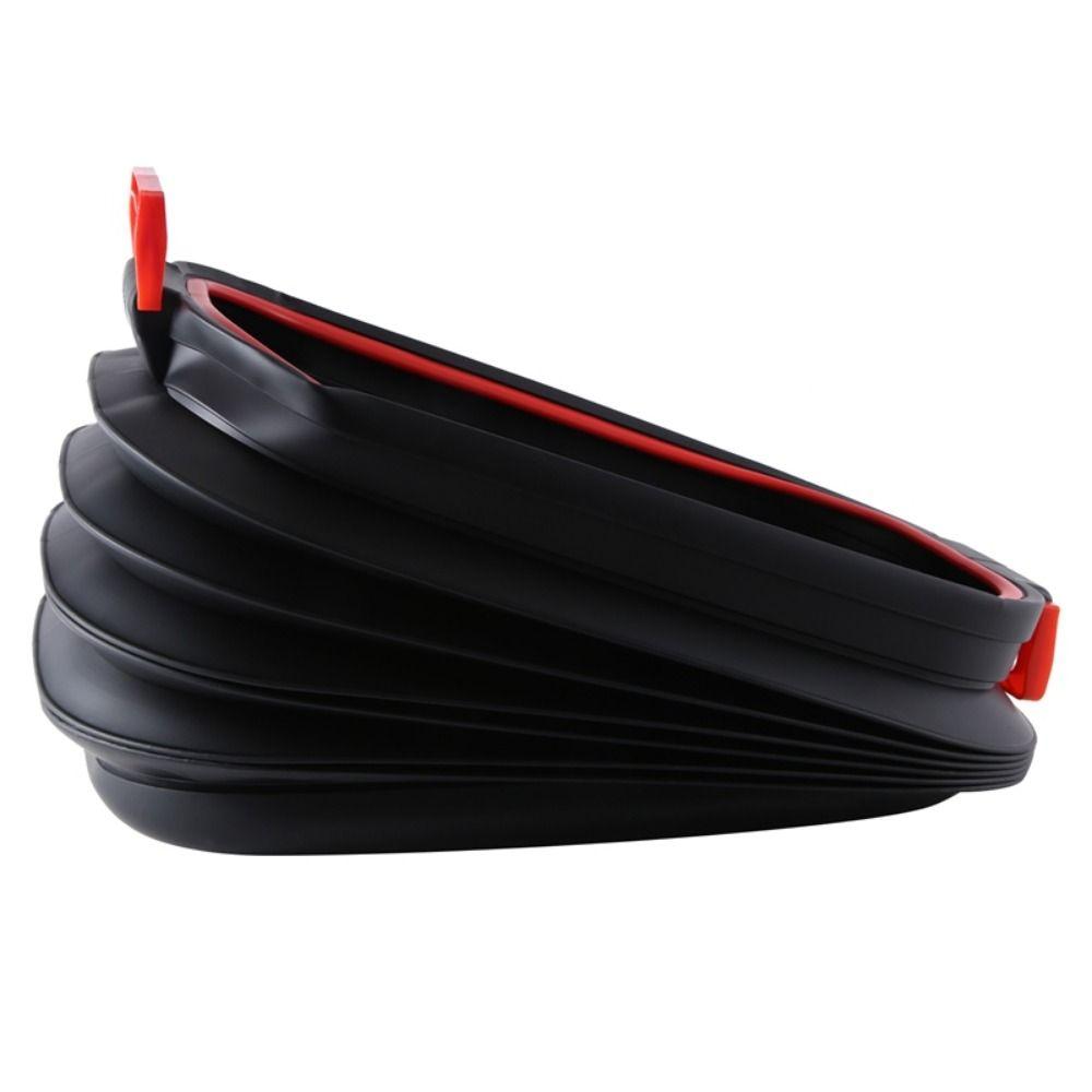18/37L Car Shrinkable Storage Bucket with Cover Outdoor Fishing Bucket Car Storage Supplies