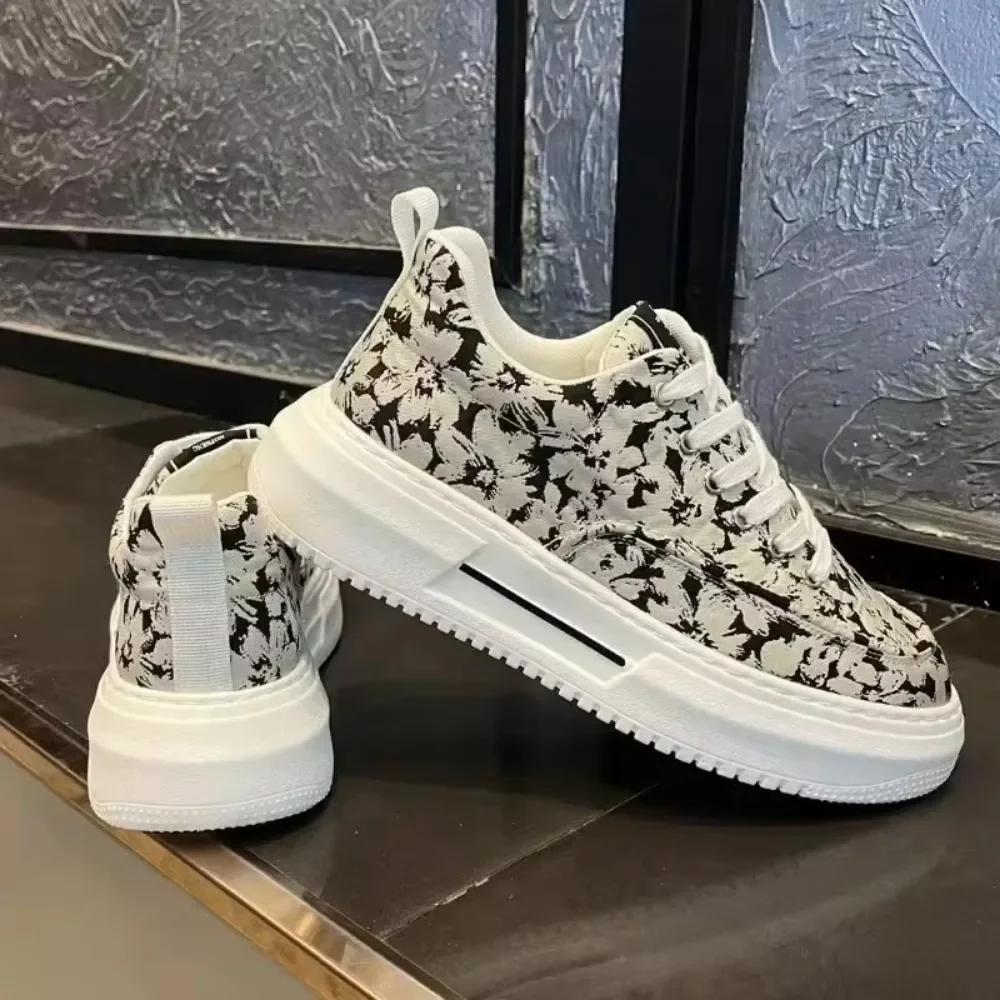 Men's Casual Shoes Fabric Surface Breathable Sneakers Men Versatile Flat Bottomed Non Slip Board Shoes Sports Man's Shoes