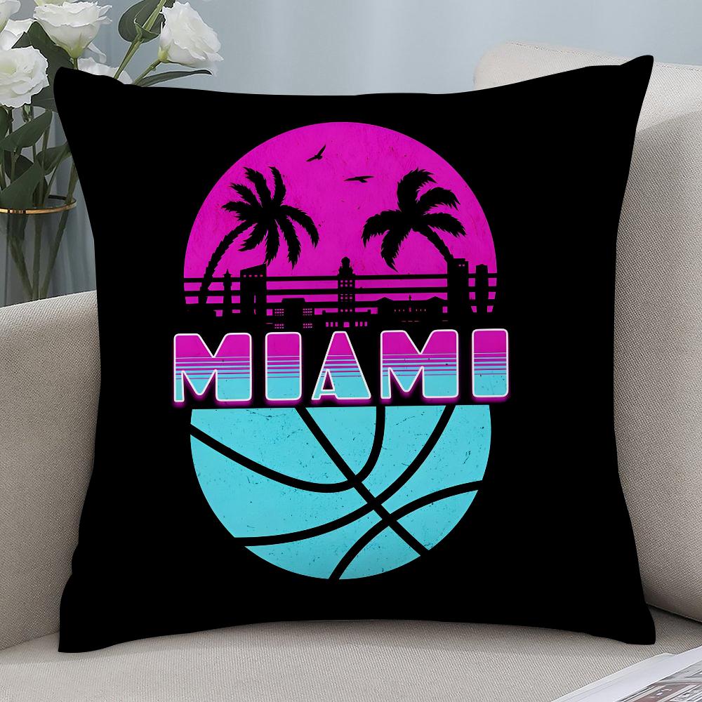 M-Miami Vice Movie Pillow Case 3D Print Polyester Fiber 40*40 cm Home Sofa Throw Pillow Cover Decoration Festival Gift 16x16Inch