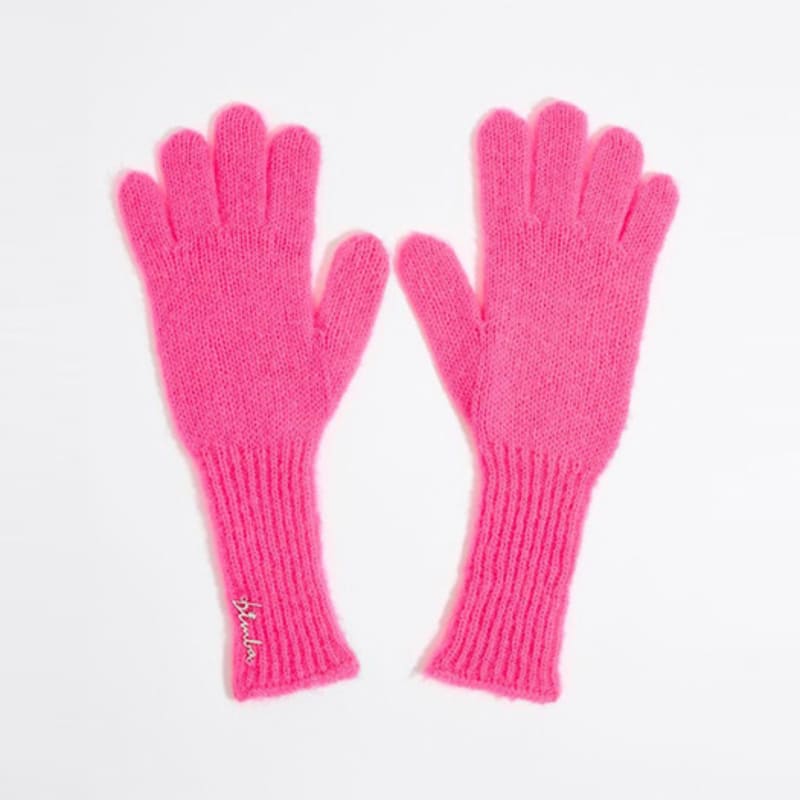 BIMBA Y LOLA [23FW] BIMBA Y LOLA Pink Alpaca Gloves B236AIG004PKB