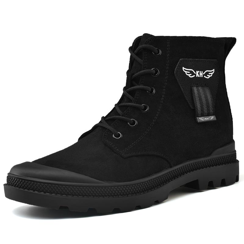 

Мужская новая кожаная спортивная обувь на открытом воздухе, повседневная обувь, деловая кожаная обувь для доски, ботинки 44