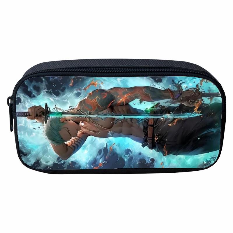 Children's Cartoon Pirate King Pencil Case - Stylish Storage for School Supplies