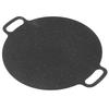 Koreańska Patelnia Grillowa Okrągła Nieprzywierająca Żeliwna Powłoka z Kamienia Medycznego Dobra Izolacja Patelnia do BBQ z Oxfordem