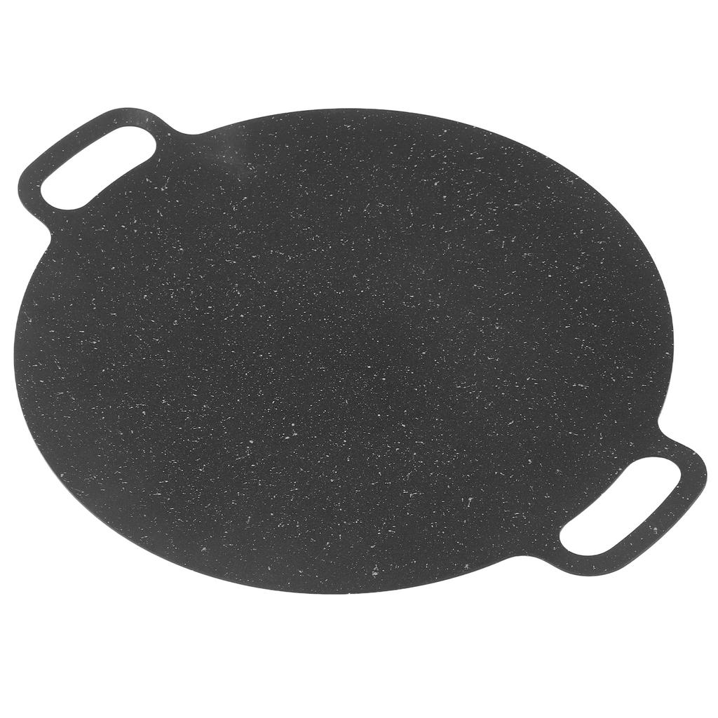 Korean Grill Pan Round Non Stick Iron Medical Stone Coating Good Insulation BBQ Griddle with Oxford