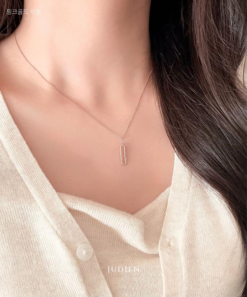 Judien 14K 18K Cognac Diamond Glow Round Necklace (Type B)