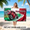 Other Similar Designs Theme Quick Dry Beach Towel Custom Name Text Print Large Sand Resistant Towel Beach Vacation