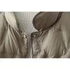 Women's Thickened Warm Down Cotton-padded Jacket, Loose and Thin, Solid Color Outer Cotton-padded Jacket