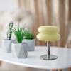 Glass Macaron Table Lamp Kids Bedside Lamp USB Three Color Dimmable Table Lamps for Bedroom Beige