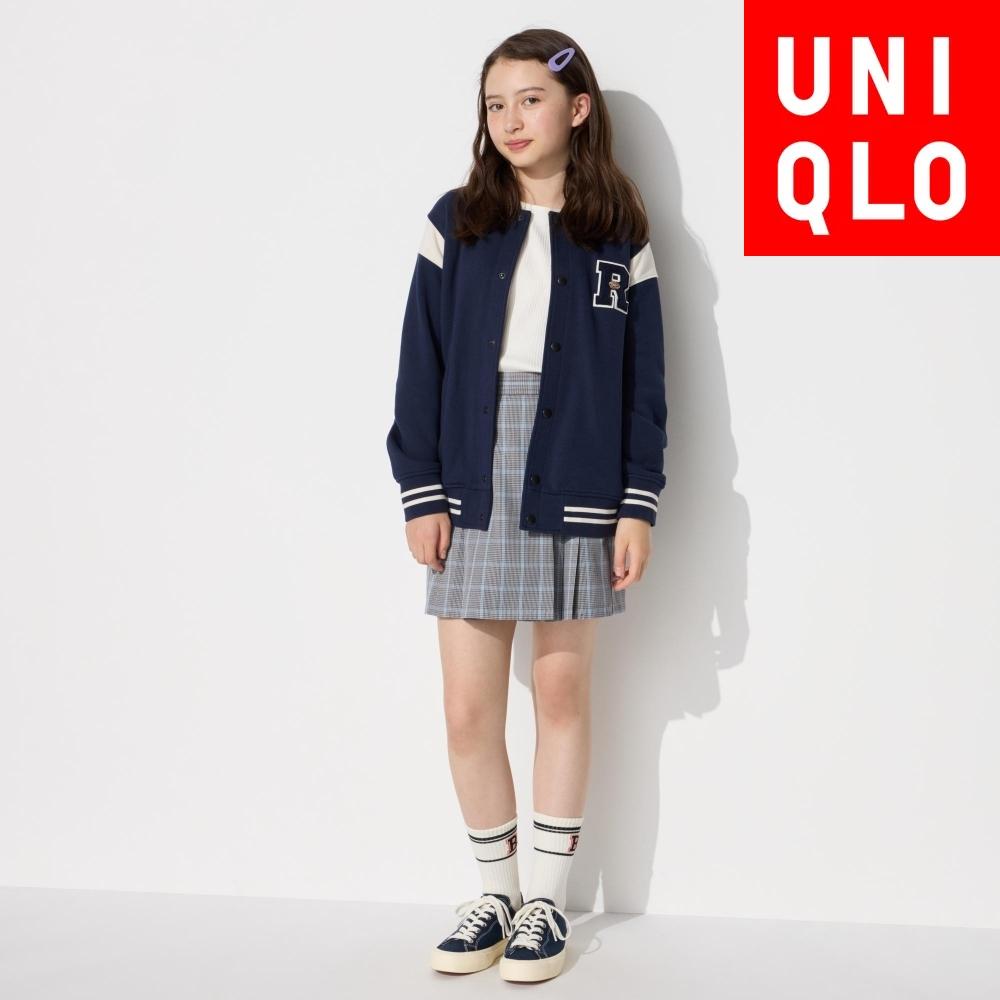 

Uniqlo Girls Check Miniscots A 04 GRAY/KIDS 100