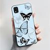 Phone Case For Nokia C2 2nd Edition Case Fashion Butterfly Flowers Black Soft Silicone Back Cover For NokiaC2 2nd Edition Casing