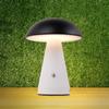 Touch-Activated Mushroom Lamp 3 Color USB Rechargeable Touch Desk Light Dimmable Extended Illumination LED Table Lamp
