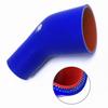 45 Degree Silicone Tubing Hose Intercooler Turbo Intake Pipe Coupler Hose Reducer Universal Multiple Sizes Blue 45-102mm