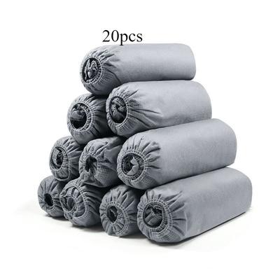 20pcs Anti - Bacterial Disposable Shoe Covers Help Reduce Germ Spread Making Them Perfect for Public Areas and High - Traffic Spots
