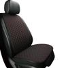 All-Season Breathable Linen Car Seat Cushion Set with Polka Dot Embroidery