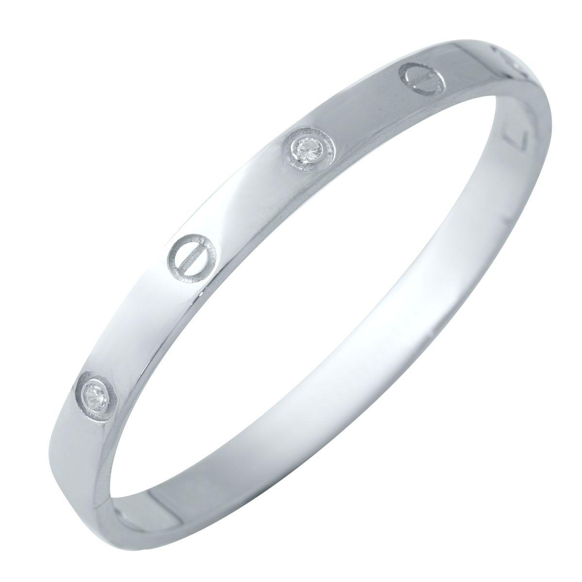 

Срібна каблучка з фіанітами (2032748) 18 білий