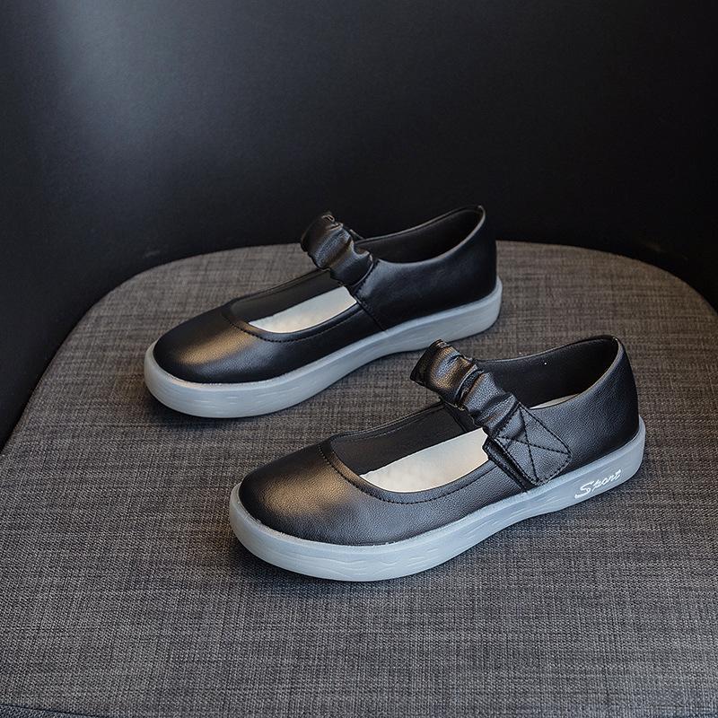 

Женская обувь Кожаные мокасины Плоские туфли 42 чёрный