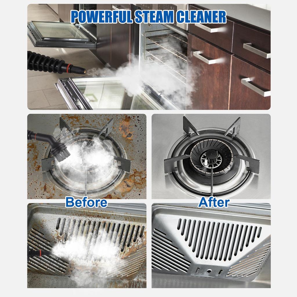 Ręczny odkurzacz parowy Uniwersalny przenośny odkurzacz parowy pod ciśnieniem o mocy 1000 W i 3 barach