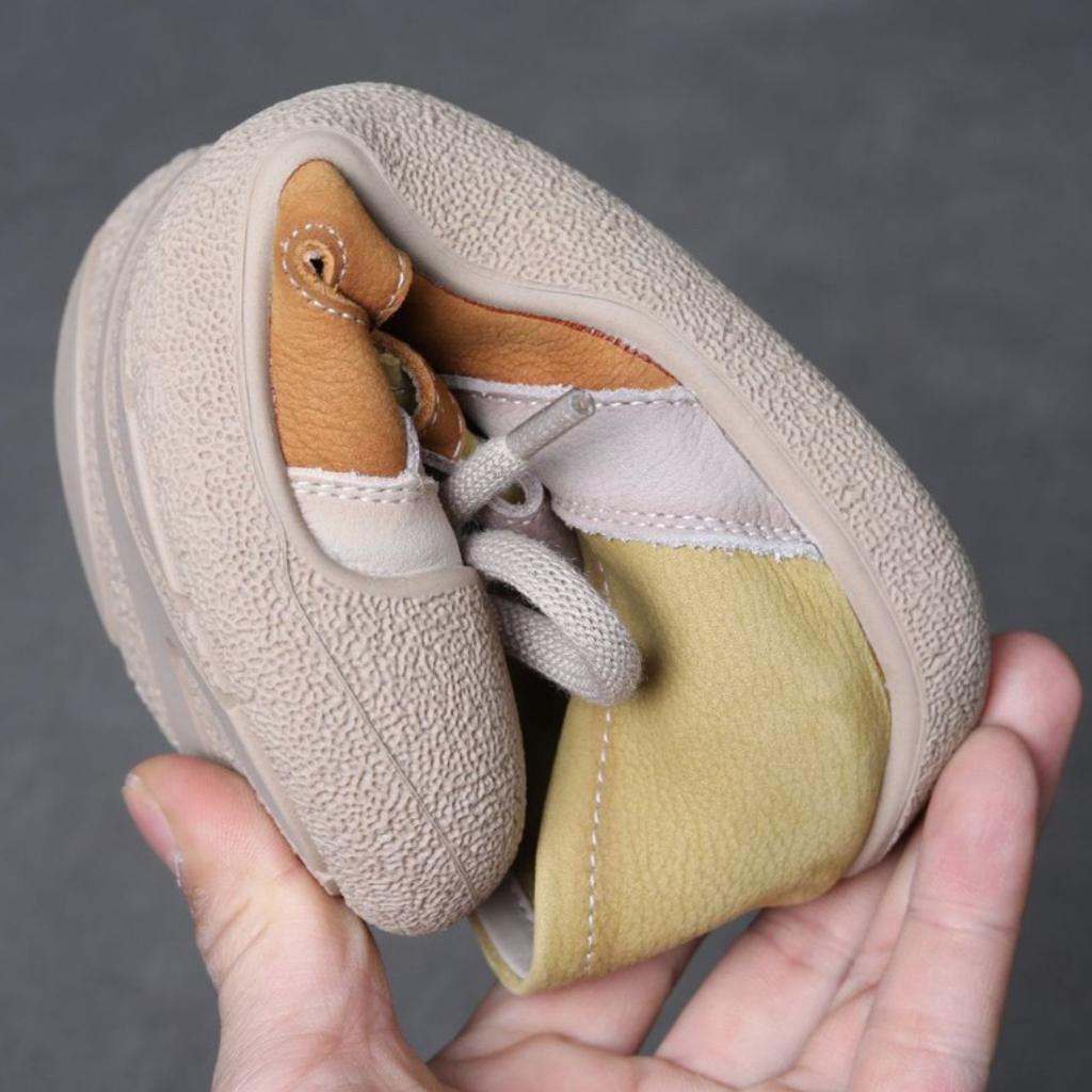 Fashion GKTINOO Genuine Leather Retro Hollowed Out Women's Flat Shoes 2025 Summer New Versatile Casual Soft Soled Mixed Colors Sandals