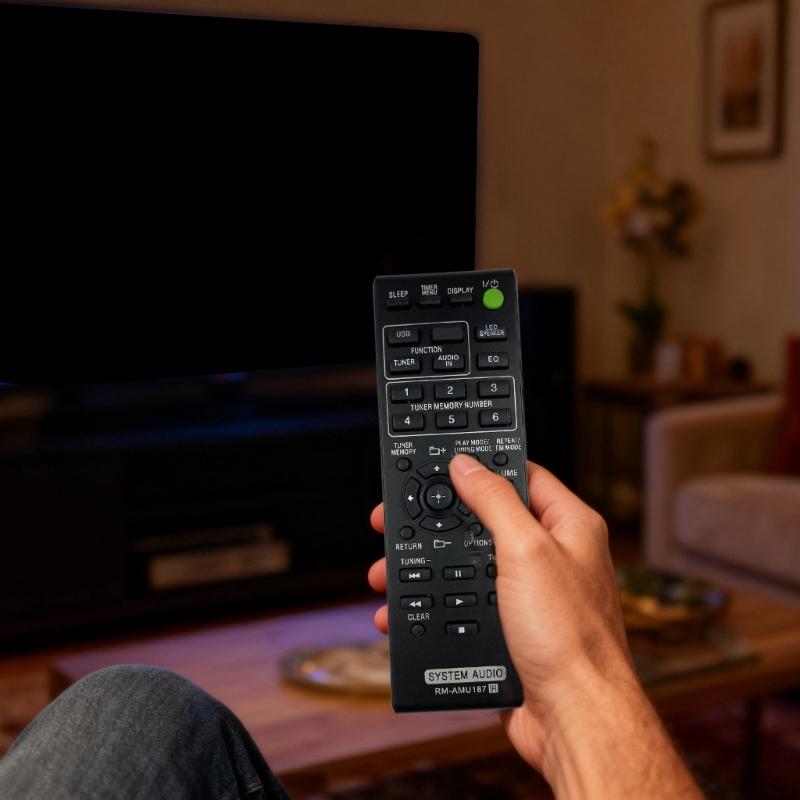 High Sensitivity Remote Control RM-AMU187 Remote Controller Replacement For Individual Sound System