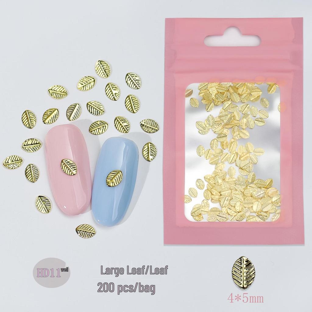 Japanese Style Metal Flower & LOVE Letter Nail Art Decorations