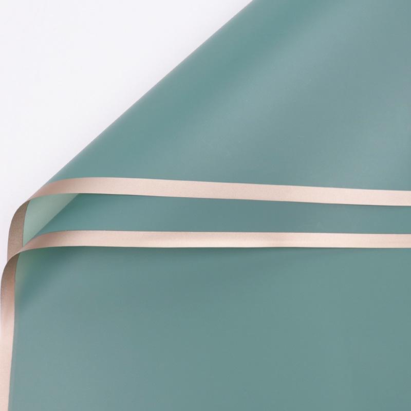 20ks/šarže Golden Border Rose Květinový balicí papír Korejský styl Poloprůhledný Dárkový Květinářství Květinářství Balicí papír
