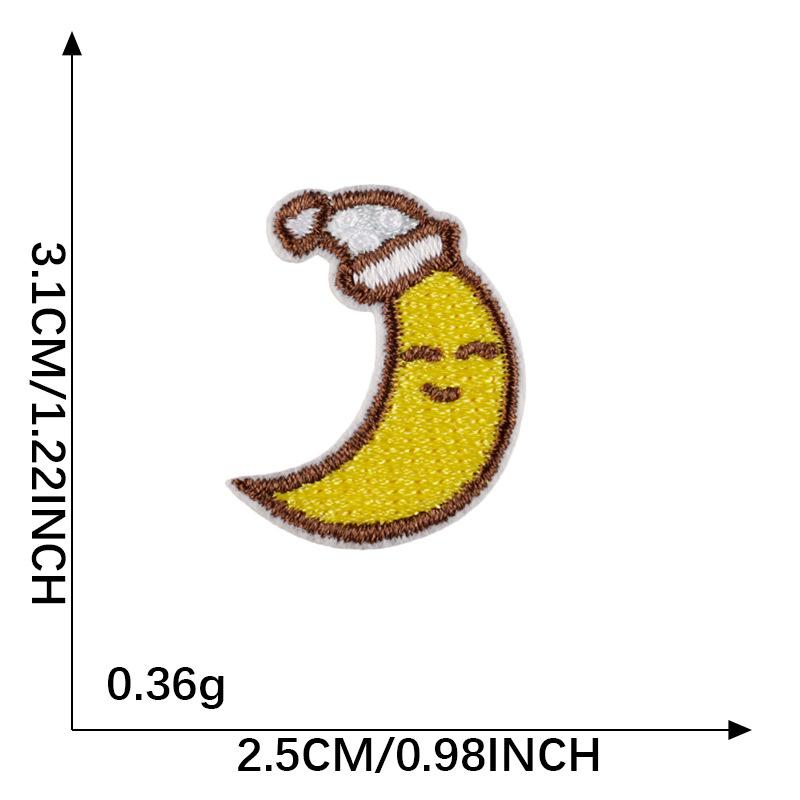 Cartoon Animal & Fruit Embroidered Patch for DIY Accessories and Handbooks